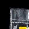 8 Storlek Plastgåva Miljövänlig med Snap PVC Transparent påse Plastpåse