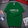 Men's T-Shirts Hot Summer TRAP and STAR T-Shirt Men Fashion Casual Short Seve Harajuku Loose Oversized Tops Purp Texture Print T Shirts 0320H23
