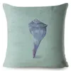 Kussen /decoratieve Noordse stijl Sea Beach zeeweerwarfishconch Shell Square Cover Throw Case Woonkamer voor vriend Pillowcasecushi