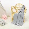 Blankets Infant Blankets Knitted Monthly Baby Stroller Girls Boys Cotton Blanket Super Soft born Swaddle Wrap Toddler Crib Bed Sheet 230320