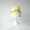 Dishes Plates Cake stand Home party display wedding decoration wrought iron birthday tray dessert fudge desktop afternoon tea cake 230320