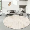 Carpet Light Luxury Round Abstract Bedroom Decor Rugs Dresser Computer Chair Non-slip Lounge Rug Home Balcony Soft Thick s 230320