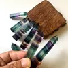 天然蛍石クリスタルカラフルな縞模様の蛍石4-7cmクォーツクリスタルストーンポイントヒーリング六角形の杖処理
