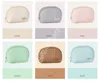 Small Shell PU Makeup Bags Portable Waterproof Creamy Cosmetic Bags Travel Outside Small Lipstick Washing Storage Bags Organizer