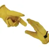 Luvas de ciclismo 1 Par de soldagem de couro de gado Truques Truques de soldagem a calor Luvas de soldagem Soft Sensitive Guards para Tig Soldagem Tig Glove 230317