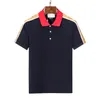 새로운 남성 폴로 셔츠 럭셔리 이탈리아 남성 디자이너 의류 반팔 패션 남성 여름 G T 셔츠 아시아 크기 M-3XL