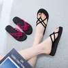 Hausschuhe Sommer Damen Hausschuhe Mode Plattform Keil Sandalen Outdoor Freizeit Flip-Flops Reise Beac High Heel Frauen Slides Z0317