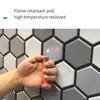 Pegatinas de pared 10 Uds. Paneles autoadhesivos de estilo nórdico 3D papel tapiz de PVC ecológico decoración de interiores para sala de estar