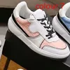 Casual Shoes Travel Fashion Designer Shoes White Sports Trainers Women Lace-up Sneaker Leather Cloth Gym Flat Bottom Shoe Platform Lady Sneakers Size 35-38-41