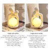 Decorative Objects Figurines Nordic Style Creative Couple Table Lamp Bedroom ation Accessories Aesthetic Room Christmas Home Gift 230320