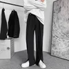 Herrbyxor streetwear mode män byxor delade svart harajuku överdimensionerade casual byxor koreanska kontor bär kostym byxor manliga blazer byxor 230320