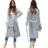 Kadın Ceketleri Kesilmiş Elegant Coats Gece Kulübü Glitter Outwear Blazers Dış Giyim Kadın Uzun Kadınlar Parlak Gümüş Pullu Kıyafet Trendi