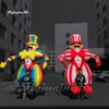 Funny Walking Inflatable Clown Puppet Multi-style Parade Costume Moveable Blow Up Cartoon Clown Doll For Carnival Stage Show