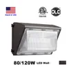 屋外の壁ランプ120W LED Wallpackランプ付きDusktodawn P Ocell 5000Kデイライトセキュリティ照明商用および産業用ライトF DH8IK