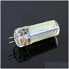 LED -glödlampor G4 AC DC 12V 220V Corn Lamp 3W 5W 6W 8W 9W Ljus 3014 BB Sile Lampor Crystal Chandelier Home Decoration Drop Delivery Light DHCY2