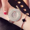 Wristwatches Fashion Quartz Watch Women Dress Watches Luxury Rose Gold Crystal Clock Wristwatch Montre Femme Reloj Mujerwristwatches