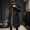 Men's Down Han Edition Fashion Winter Jacket Male Hooded Thickening Heavy Hair Get Long Man In The White Duck