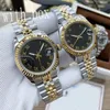 Luminous datejust iced out montre mens designer montres couleur or 28/31mm 126300 montre-bracelet 36/41mm automatique wimbledon montre mécanique en acier inoxydable SB003 C23