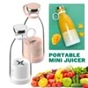 Fruitgroentegereedschap elektrische sapmachine mini draagbare blender mixer smoothie cup vers sap sojamelk maker oranje 230320