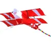 Аксессуары для воздушных змеев Single Line Airplane S Outdoor Sport Toys Beach Peach Peach Slain для детей 230320