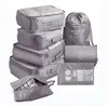 Travel Storage Bags 8-piece Set Travel Clothing Classified Storage Bag