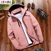 Outdoor Jackets Hoodies SFABL Jeugdige trend Windschepen jas Vrouwen Jacket Waterdichte ademende capuchon Jacket vrouwen buiten sportjassen en jassen mannen 230320