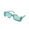 Sunglasses Brand Designer Women Colored Black Square Futuristic Retro Sun Glasses Rectangular SunglassesSunglasses
