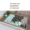 Bath Accessory Set Floor Carpet Bathroom Bohemian Style Non-slip Area Rug Living Room Water Absorbent Mat 40x60cm