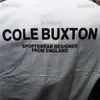 Men's T-Shirts 2022ss Cole Buxton Tee Men Women 1 1 High Quality T-shirt Slogan Print Oversized T Shirt Tops T230321