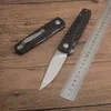G3502 FLIPPER Kniv av hög kvalitet D2 Satin Blade CNC Black G10 Handle Ball Bearing Outdoor Camping Vandring Fiske EDC Pocket Folding Knives