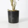 Fleurs décoratives 80 cm Olivier Artificielle Plante En Plastique Simulation Petit Bonsaï Faux Vert En Pot Pour La Maison El Pographie Verdissement Décor