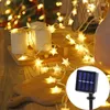 Strings Solar Outdoor Led Lights Garland 5m 20Led Light Christmas Tree Decorations for Home Navidad 2023 Jaar 2024 Garden