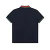 4 Yeni Moda Londra İngiltere Polos Gömlek Erkek Tasarımcılar Polo Gömlek Yüksek Sokak Nakış Baskı T gömlek Erkekler Yaz Pamuk Rahat T-Shirt # 209