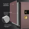 Safe Box Electronic Lock Office Key Lösenord Small Safe Electronic Safe Deposit Box E-Vaulting Fireproof Fingerprint Home Safe Money Box Steel Plate QG-60