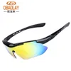 Óculos de sol masculinos esportivos polarizados Óculos de ciclismo de estrada Mountainbike Óculos de proteção para equitação Óculos 3 lentes T230321