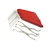 Outils de serrurier, outil d'ouverture de voiture, poignée rouge antidérapante en forme de L, ensemble de crochets de verrouillage, outil de déverrouillage 10 pièces