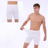 Underbyxor mäns underkläder långa ben boxershorts kompression fitness homme flexibla manliga bodysuitstammar andningsbara byxor