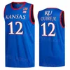 Kansas Jayhawks Pallacanestro 11 Josh Jackson Maglie College 1 Dedric Lawson 12 Kelly Oubre Jr 24 Lagerald Vick 0 Frank Mason 4 Devonte Graham Stitch Uomini Bambini Donne NCAA