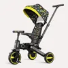 Uonibaby Children'sベビーカー7 in 1マルチキニック折りたたみ三輪車ポータブル軽量ベビーカーは飛行機に乗ることができます