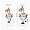 Wanduhren Große Uhr Cartoon Design Pendel Zimmer Dekor Hause Quarz Stille Uhr Dekoration Horloge