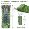 Outdoor-Pads, selbstaufblasende Matte mit Kissen, doppelte aufblasbare Matratze, Outdoor-Isomatte für Campingausrüstung, Reisen, Luftmatt 230320