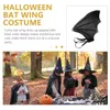 Costumi per gatti Costume da pipistrello Vestito con le ali Halloween Cosplay Scherzo simulato Decorazioni per bambini malvagi Puntelli gotici spaventosi finti Adulto