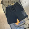 Shorts pour hommes Designer Modèles européens Pantalons courts pour hommes Rue rétro Classique cinq pantalons Manches avec étiquette brodée Poche en nylon surdimensionnée Tissus personnalisés 59A8 IT77