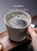 Tazze Tazza da cucina per la casa Tazza da acqua nordica per la casa in ceramica colazione creativa caffè retrò fatto a mano 230320