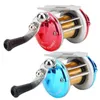 Mini -trommelvissen Reel draaien Hoge snelheid weerstand Glad vers zout water met lijn Lure Ice Wheel Baitcasting Reels Reels