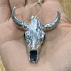 Charms Animal Bull 헤드 모양의 수지 패션 쥬얼리 펜던트 DIY 제작 목걸이 팔찌 액세서리 크기 46x46mm