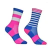 Chaussettes de sport cyclisme Compression respirant hommes femmes compétition professionnelle vélo de route course Calcetines Ciclismo