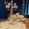 装飾結婚式のコラムディナーパーティーテーブルのセンターピースキャンドルホルダーフォーマルなイベントテーブル装飾imake372