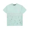 Nya modemän Summer T-shirtdesigner Womens Splash Printing Tees Lovers Hip Hop Clothing Size S-XL