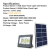 60W - 800W LED Solar Flood lights Smart APP Control RGB Color Changing Exterior Light Outdoor Floodlights Dusk to Dawn Security Lamp with Remote Usalight